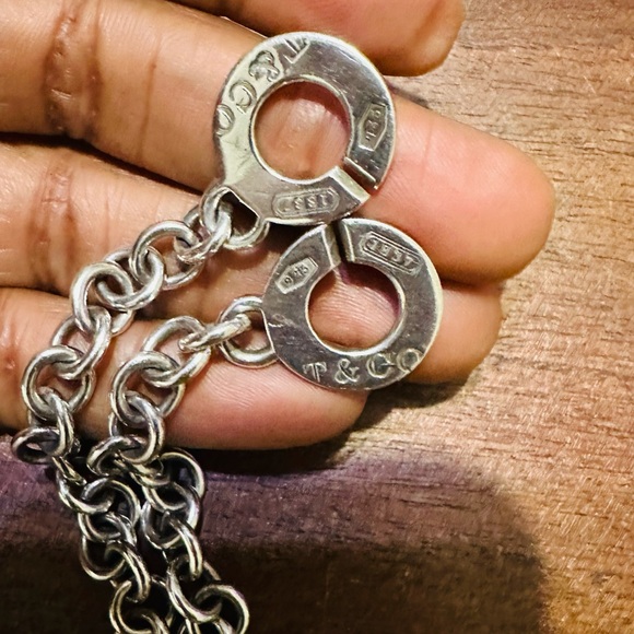 T & Co sterling silver 925 necklace and bracelet set. - Picture 7 of 16